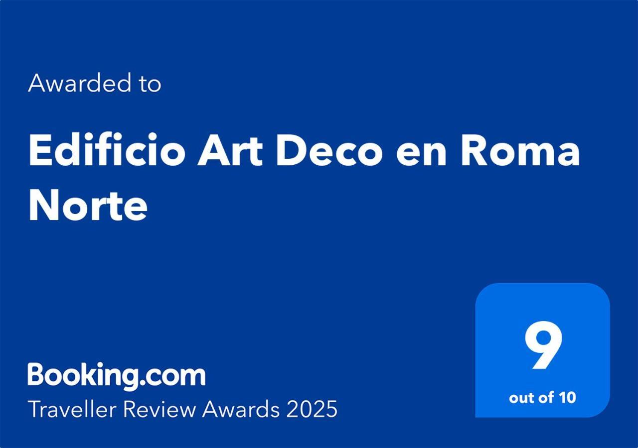 Edificio Art Deco En Roma Norte 墨西哥城 外观 照片